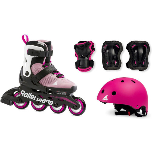 ROLLERBLADE PATINES MICRO CUBE G rosa