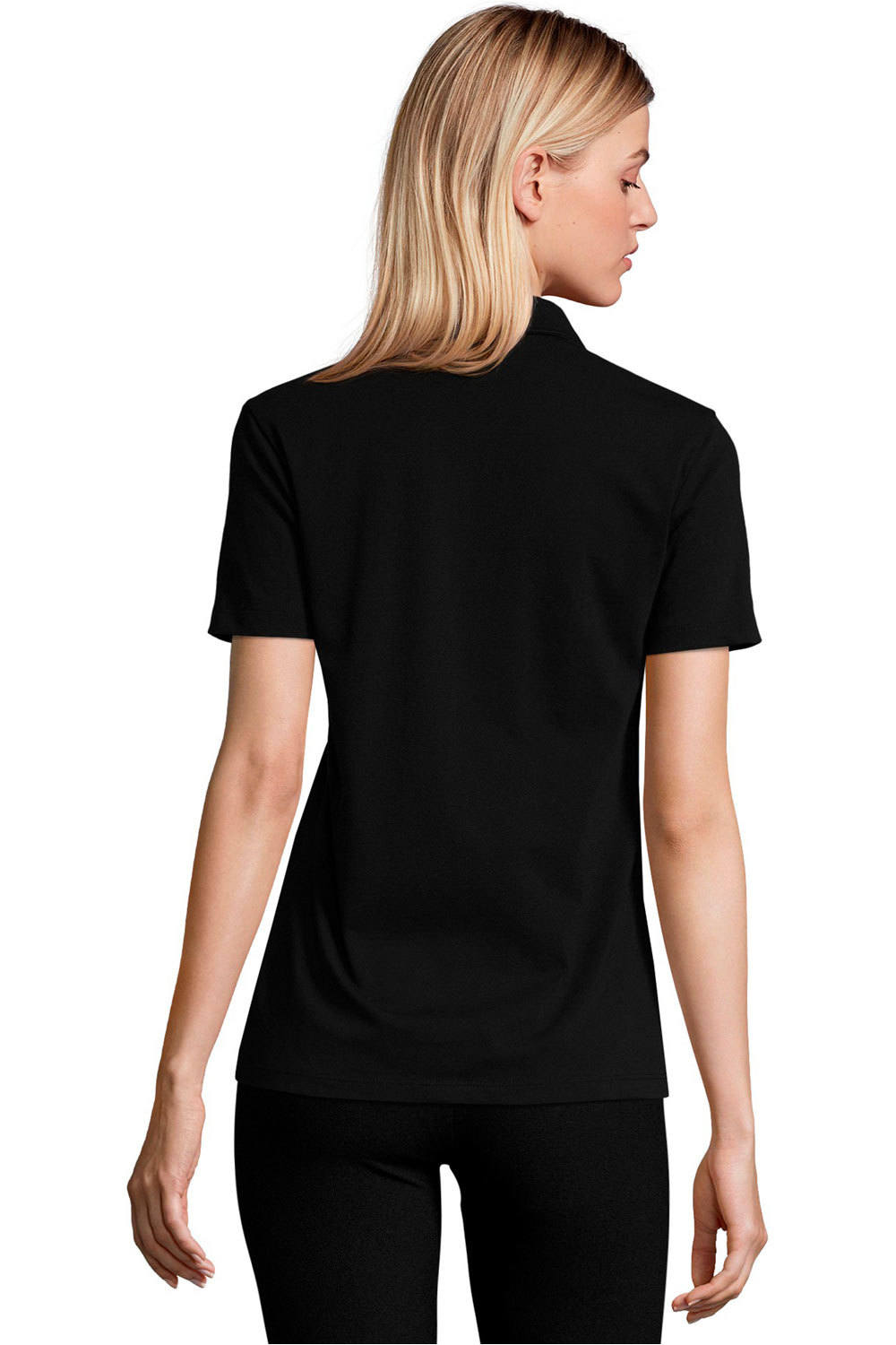 Le Coq Sportif polo manga corta mujer Le Coq Sportif ESS POLO SS N1 W vista trasera Le Coq Sportif polo manga corta mujer Le Coq Sportif ESS POLO SS N1 W vista trasera