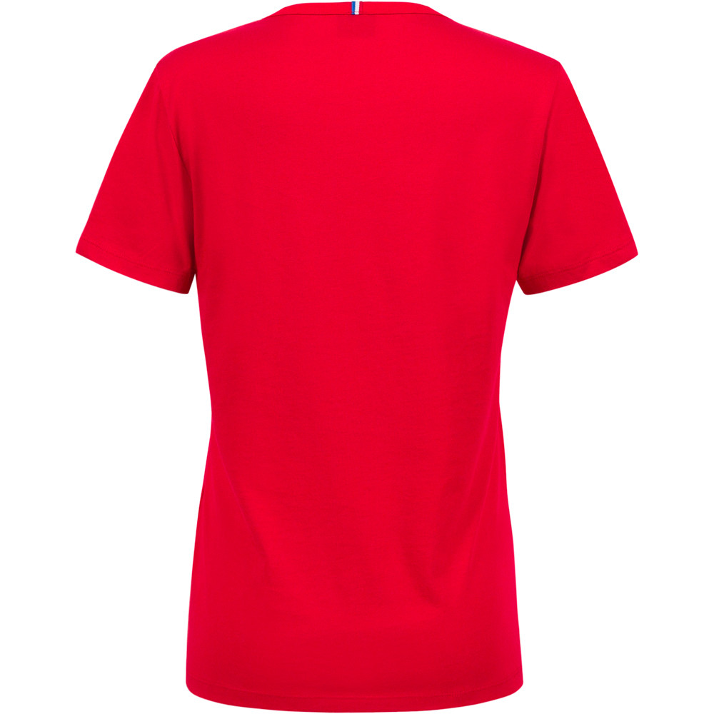 Le Coq Sportif camiseta manga corta mujer Le Coq Sportif ESS Tee SS N1 W vista trasera Le Coq Sportif camiseta manga corta mujer Le Coq Sportif ESS Tee SS N1 W vista trasera