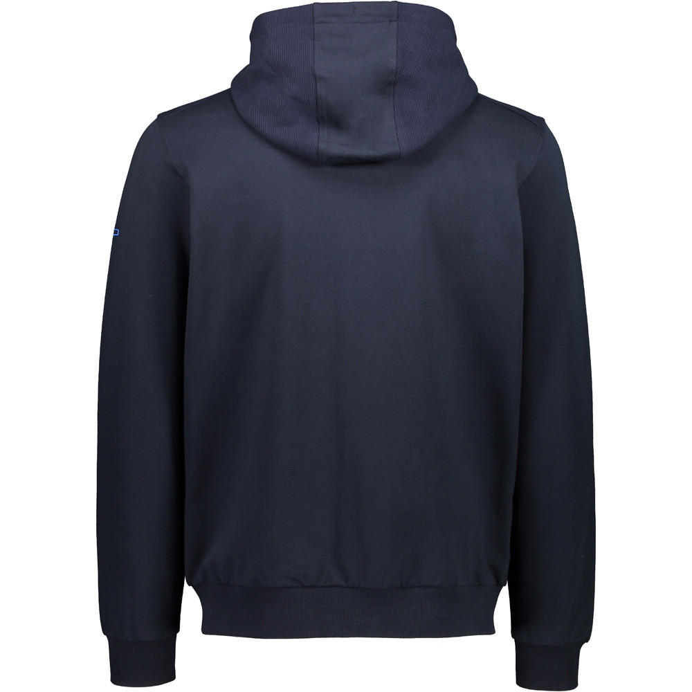 Cmp sudadera hombre Cmp MAN FIX HOOD JACKET vista trasera Cmp sudadera hombre Cmp MAN FIX HOOD JACKET vista trasera