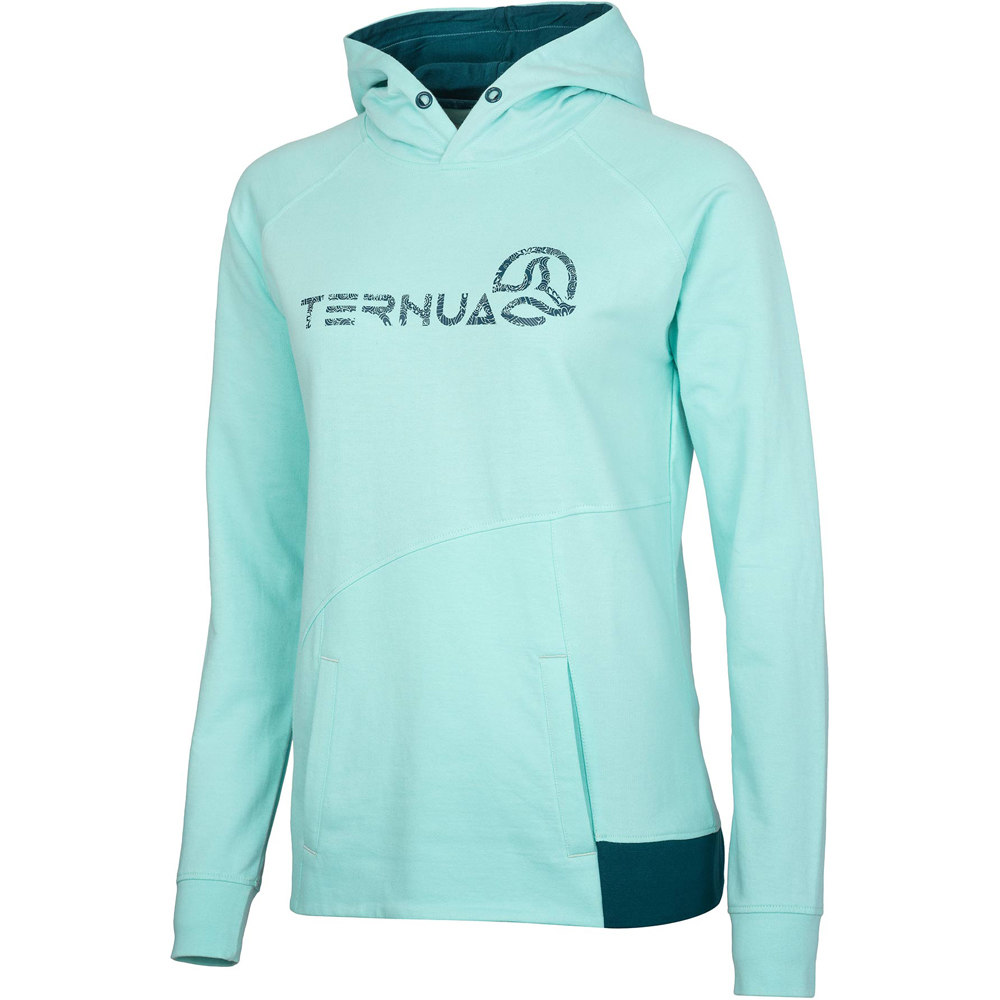 Ternua Sudaderas Montaña Mujer Ternua SUDADERA SYSNAR vista frontal Ternua Sudaderas Montaña Mujer Ternua SUDADERA SYSNAR vista frontal