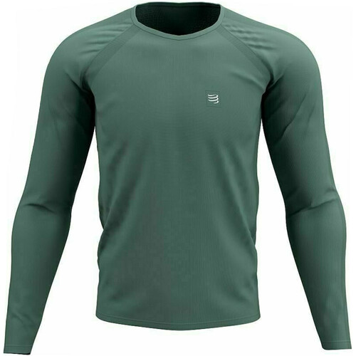 COMPRESSPORT TRAINING TSHIRT LS verde