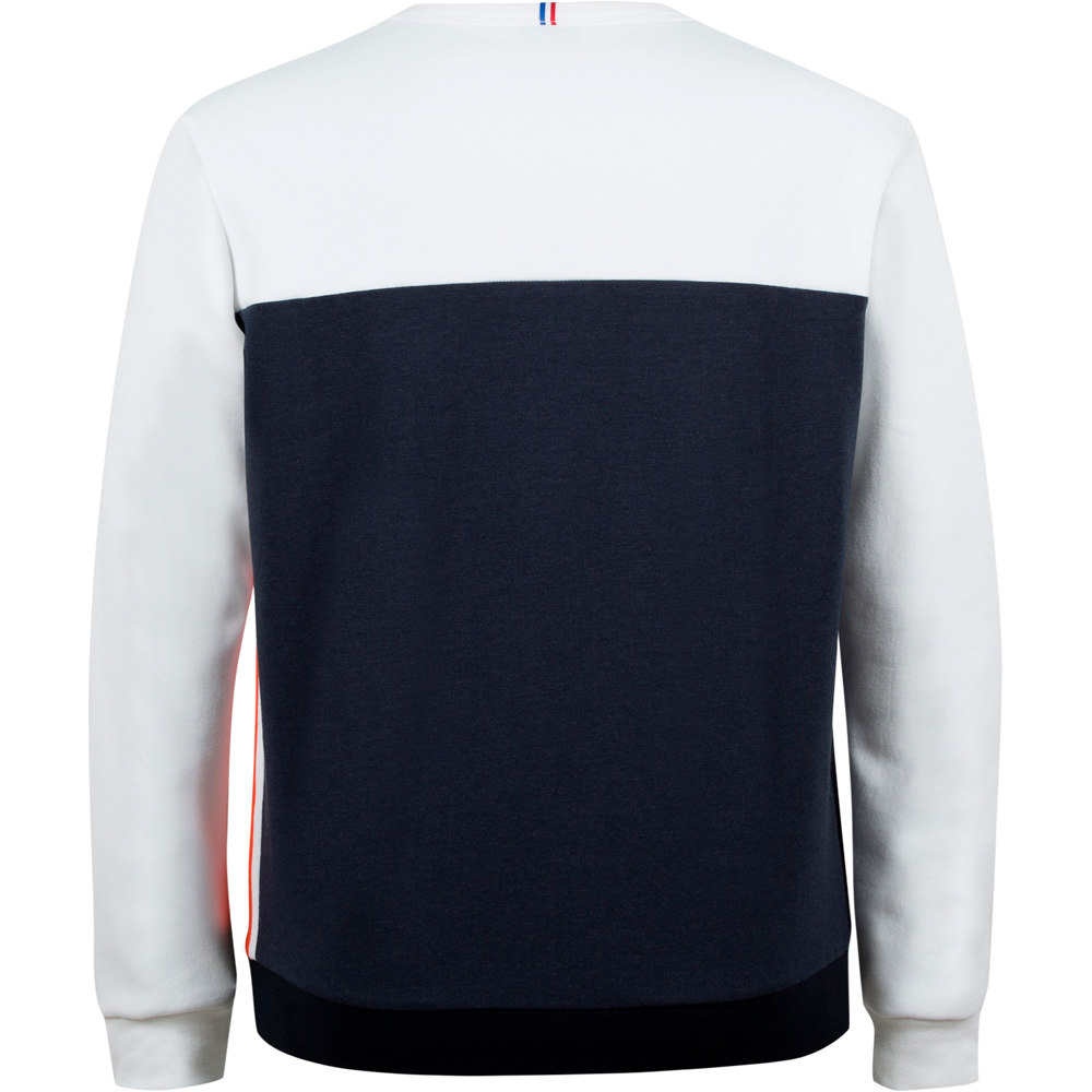 Le Coq Sportif sudadera hombre Le Coq Sportif SAISON 1 Crew Sweat N2 M vista trasera Le Coq Sportif sudadera hombre Le Coq Sportif SAISON 1 Crew Sweat N2 M vista trasera