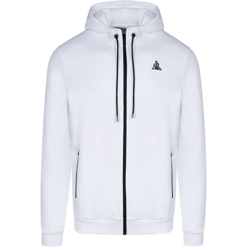 LE COQ SPORTIF TECH FZ HOODY N°1 M BL blanco