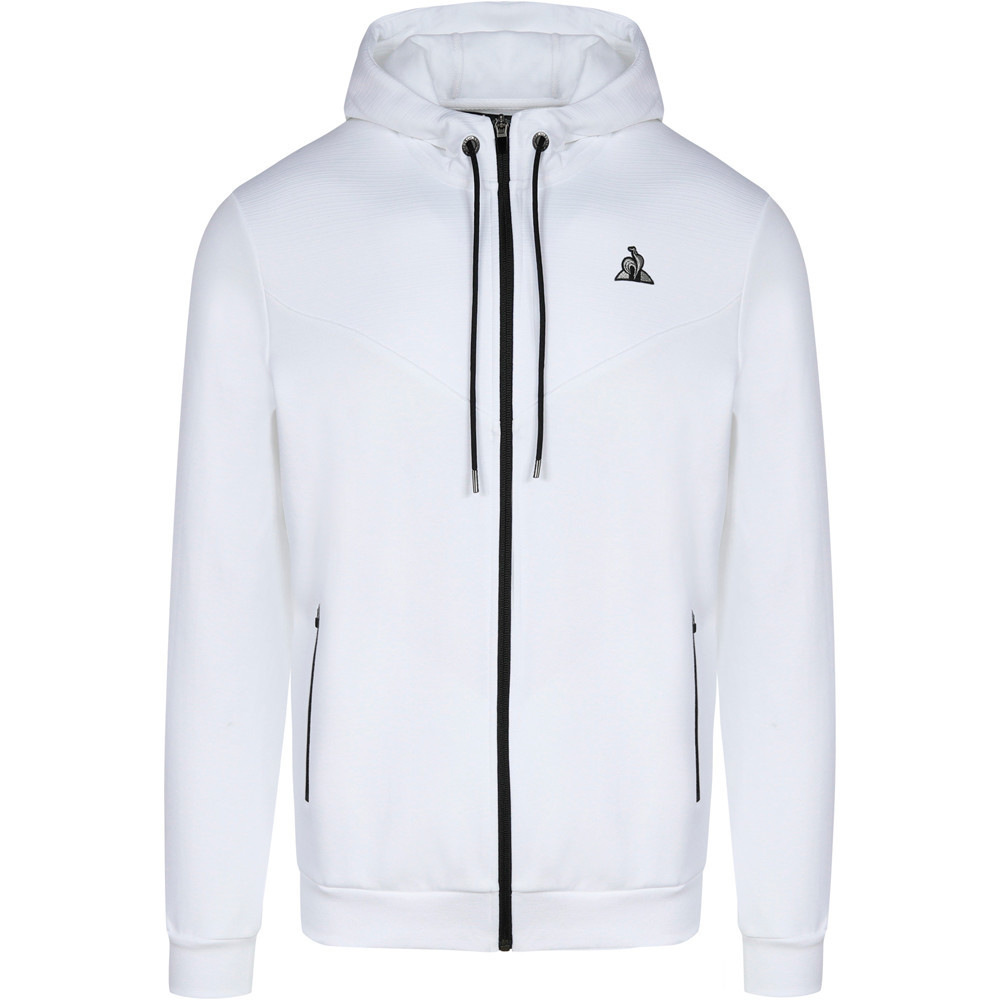 Le Coq Sportif sudadera hombre Le Coq Sportif TECH FZ Hoody N°1 M BL vista frontal Le Coq Sportif sudadera hombre Le Coq Sportif TECH FZ Hoody N°1 M BL vista frontal