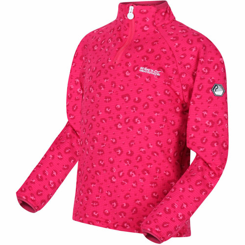 REGATTA JR HIGHTON HALFZP rosa