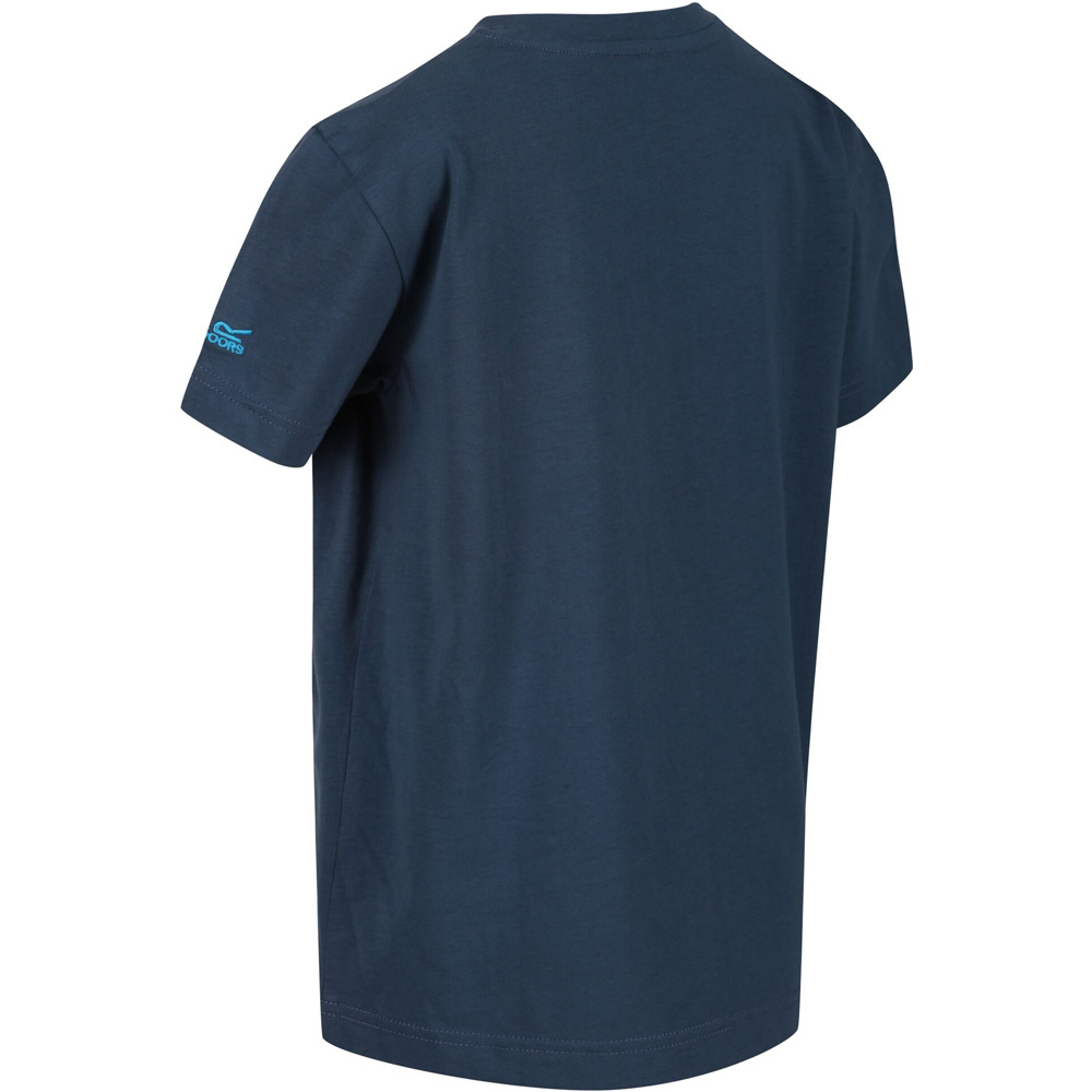 Regatta camiseta montaña manga corta niño Regatta Bosley III vista trasera Regatta camiseta montaña manga corta niño Regatta Bosley III vista trasera