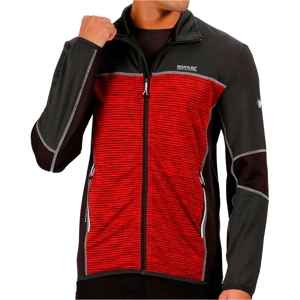 Regatta chaqueta softshell hombre Regatta Yare III vista detalle Regatta chaqueta softshell hombre Regatta Yare III vista detalle