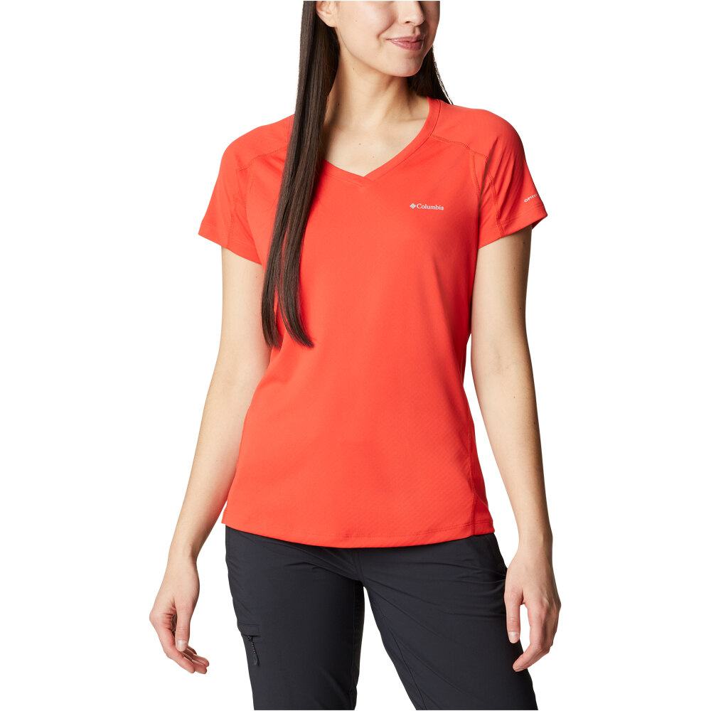 Columbia camiseta montaña manga corta mujer Columbia Zero Rules Short Sleeve Shirt vista trasera Columbia camiseta montaña manga corta mujer Columbia Zero Rules Short Sleeve Shirt vista trasera