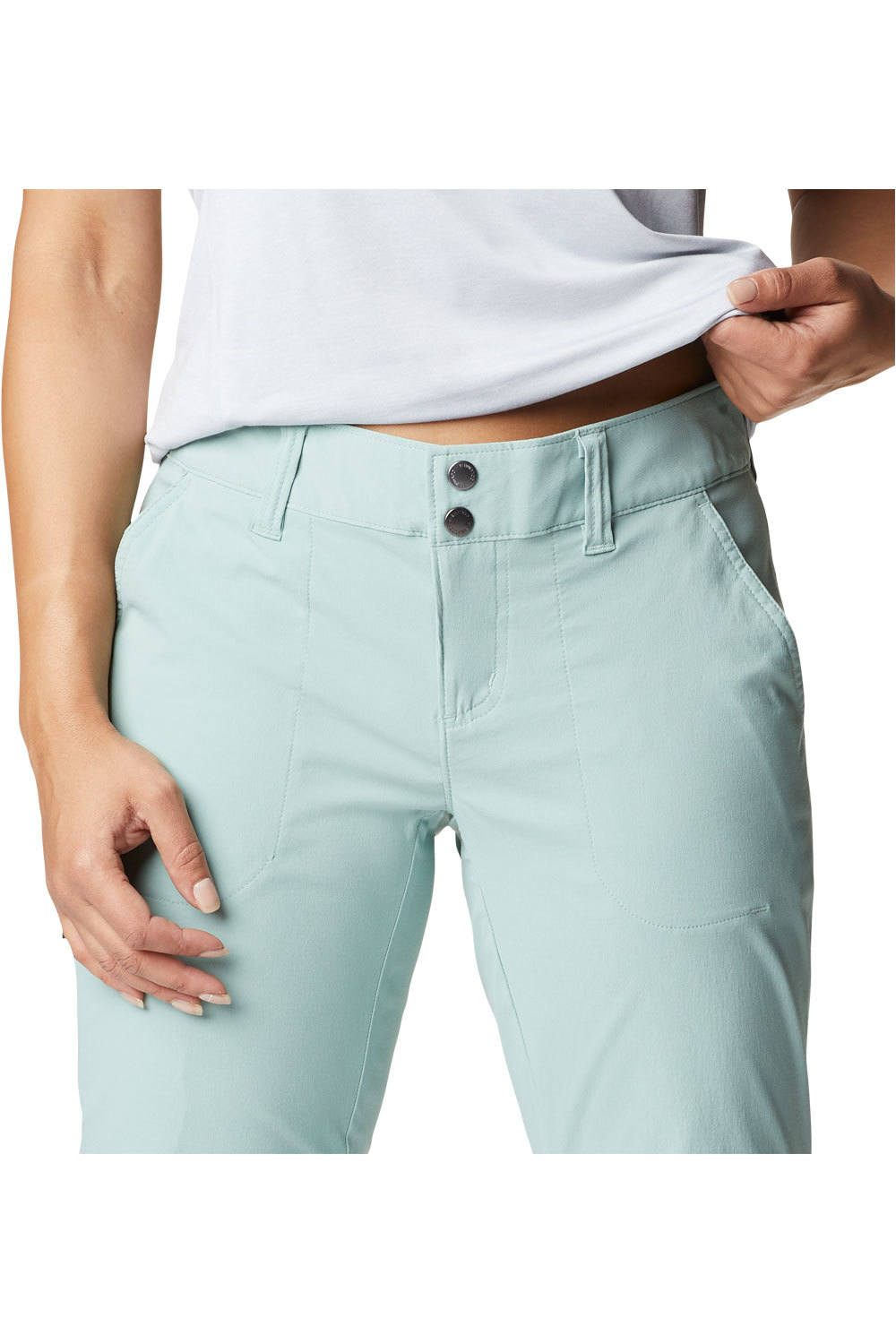 Columbia pantalón montaña mujer Columbia Saturday Trail II Convertible Pant vista trasera Columbia pantalón montaña mujer Columbia Saturday Trail II Convertible Pant vista trasera