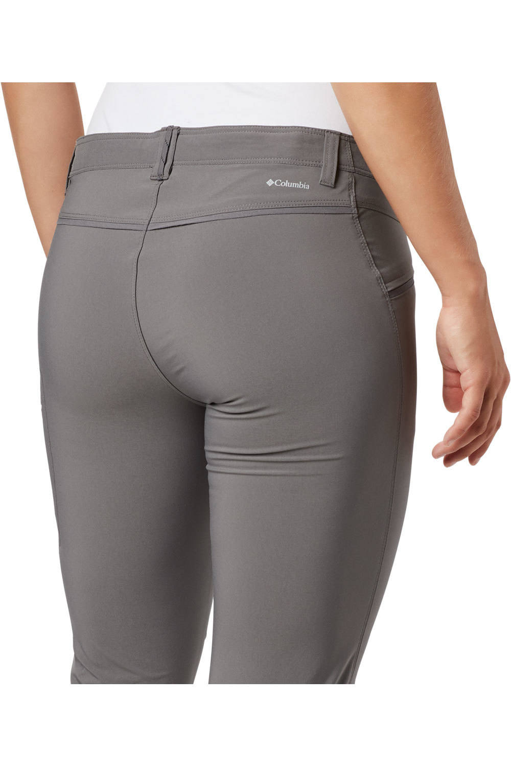 Columbia pantalón montaña mujer Columbia Peak to Point Pant GR vista trasera Columbia pantalón montaña mujer Columbia Peak to Point Pant GR vista trasera