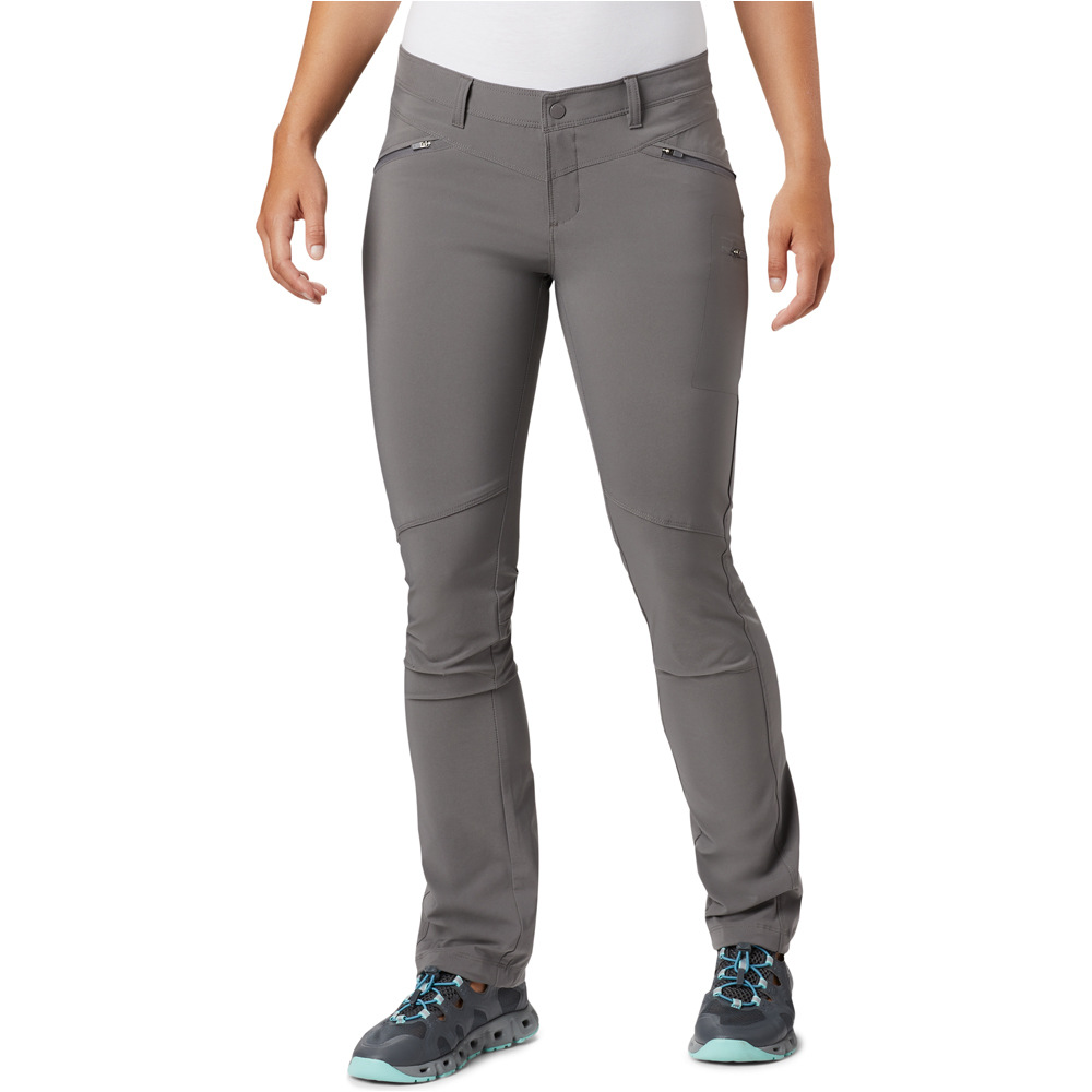 Columbia pantalón montaña mujer Columbia Peak to Point Pant GR vista detalle Columbia pantalón montaña mujer Columbia Peak to Point Pant GR vista detalle