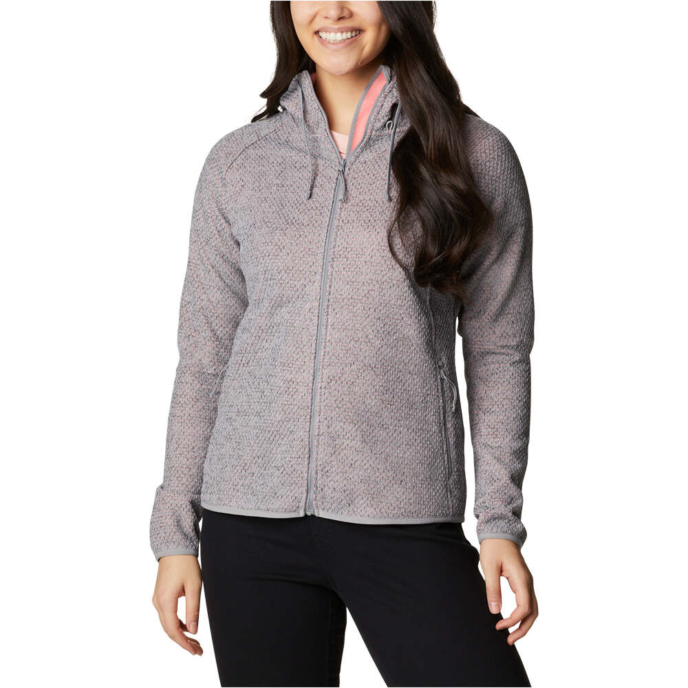 Columbia forro polar mujer Columbia Pacific Point Full Zip Hoodie vista detalle Columbia forro polar mujer Columbia Pacific Point Full Zip Hoodie vista detalle