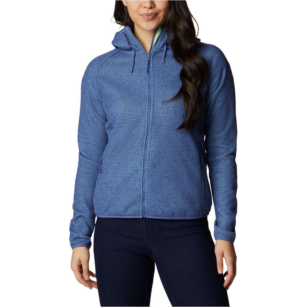 Columbia forro polar mujer Columbia Pacific Point Full Zip Hoodie vista detalle Columbia forro polar mujer Columbia Pacific Point Full Zip Hoodie vista detalle