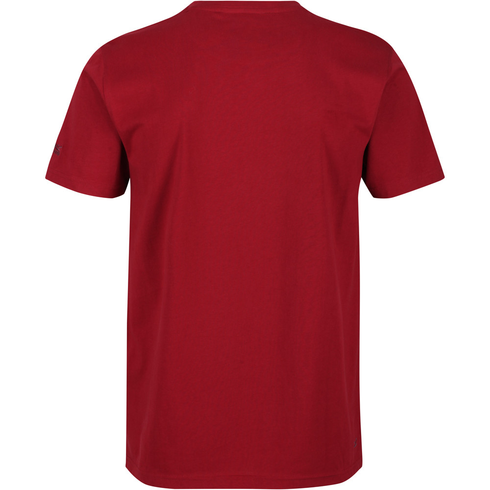 Regatta camiseta montaña manga corta hombre Regatta Cline IV vista trasera Regatta camiseta montaña manga corta hombre Regatta Cline IV vista trasera