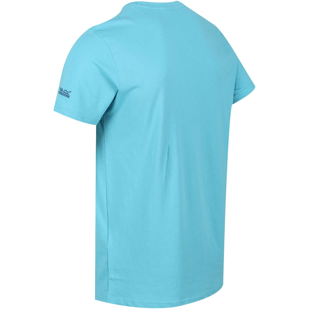 Regatta camiseta montaña manga corta hombre Regatta Cline IV vista trasera Regatta camiseta montaña manga corta hombre Regatta Cline IV vista trasera