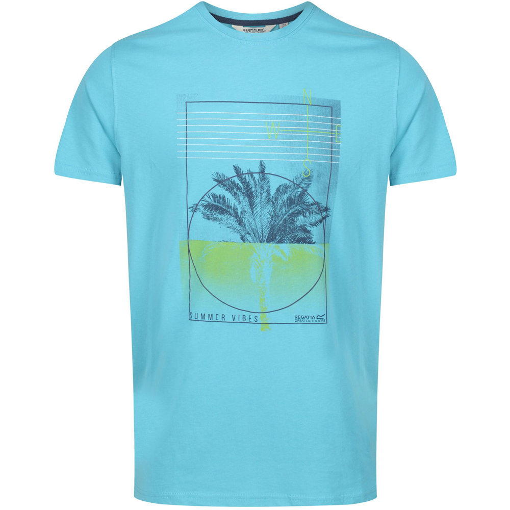 Regatta camiseta montaña manga corta hombre Regatta Cline IV vista detalle Regatta camiseta montaña manga corta hombre Regatta Cline IV vista detalle