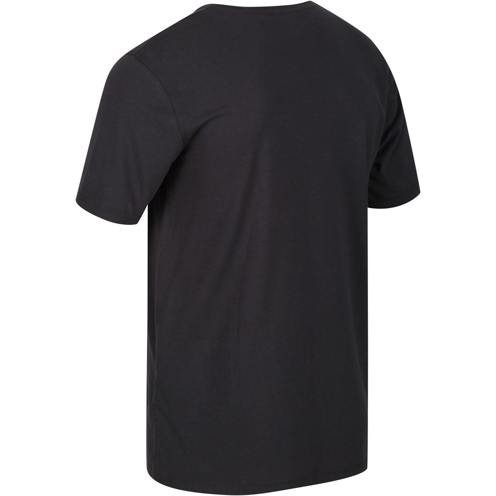 Regatta camiseta montaña manga corta hombre Regatta Tait vista trasera Regatta camiseta montaña manga corta hombre Regatta Tait vista trasera