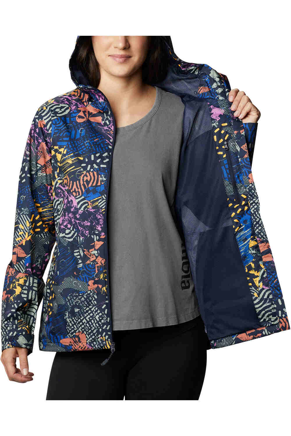 Columbia chaqueta impermeable mujer Inner Limits II Jacket vista trasera Columbia chaqueta impermeable mujer Inner Limits II Jacket vista trasera