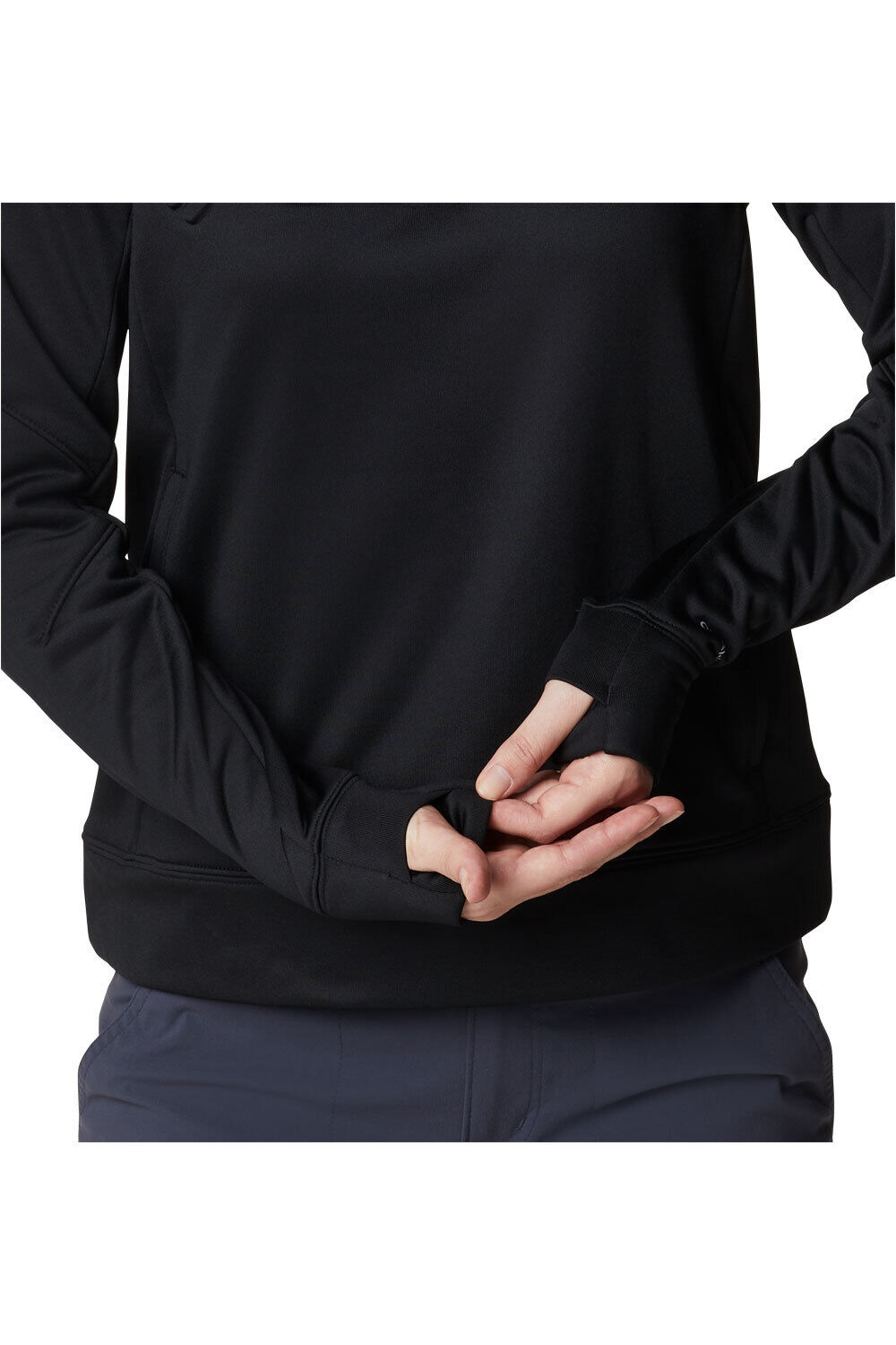 Columbia forro polar mujer Columbia Windgates Tech Fleece Pullover vista trasera Columbia forro polar mujer Columbia Windgates Tech Fleece Pullover vista trasera