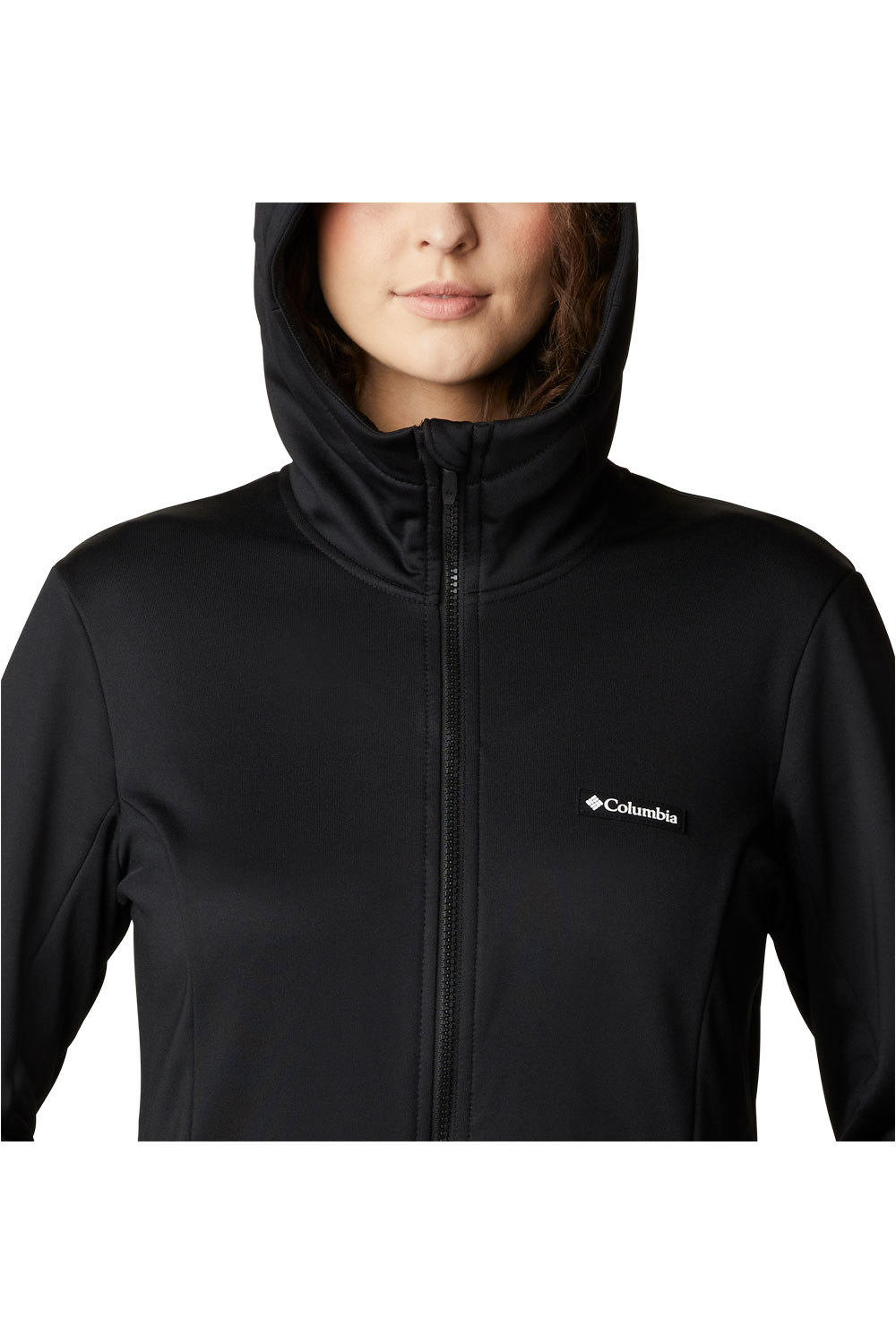 Columbia forro polar mujer Columbia Windgates Tech Fleece FZ NE vista trasera Columbia forro polar mujer Columbia Windgates Tech Fleece FZ NE vista trasera