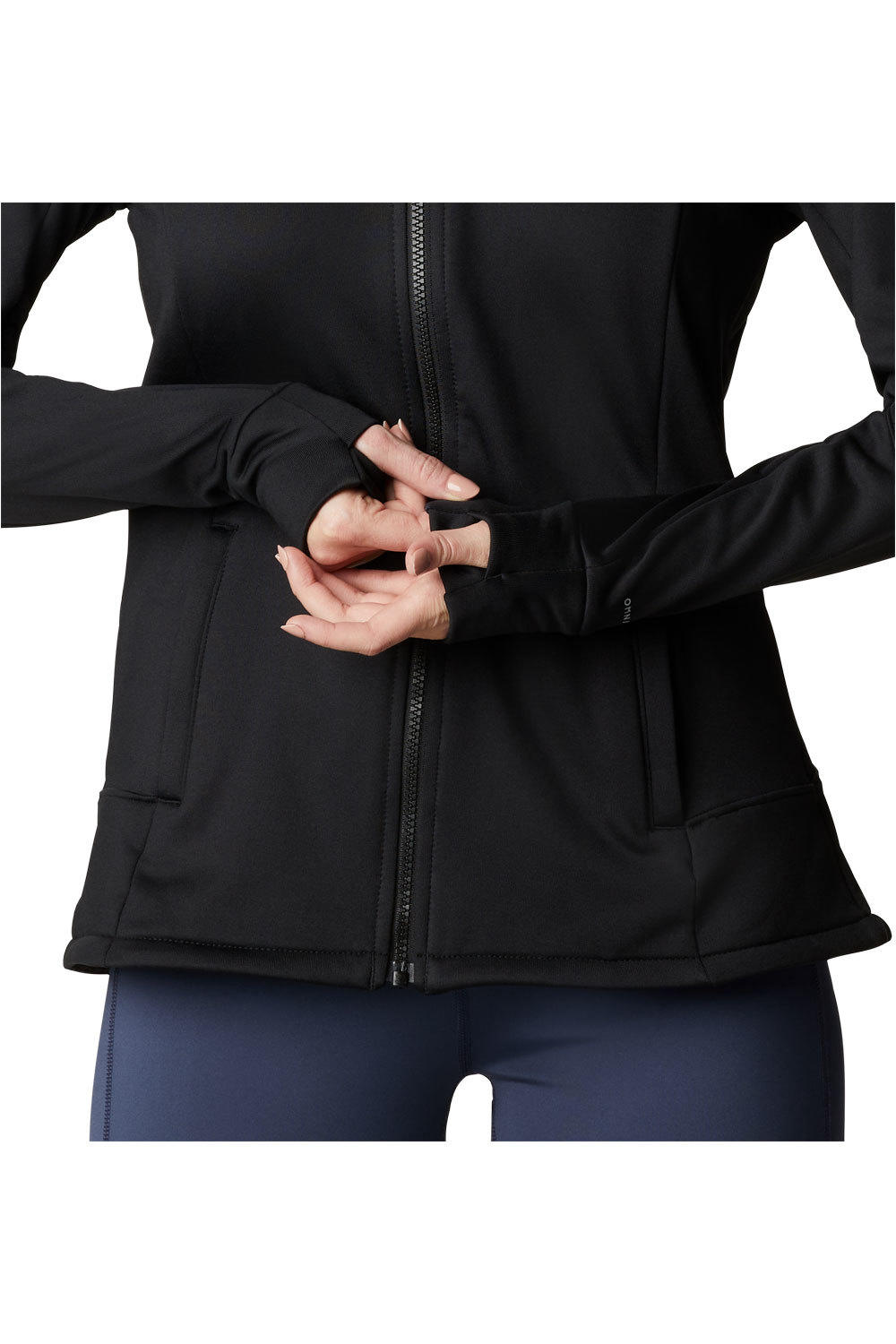 Columbia forro polar mujer Columbia Windgates Tech Fleece FZ NE vista detalle Columbia forro polar mujer Columbia Windgates Tech Fleece FZ NE vista detalle