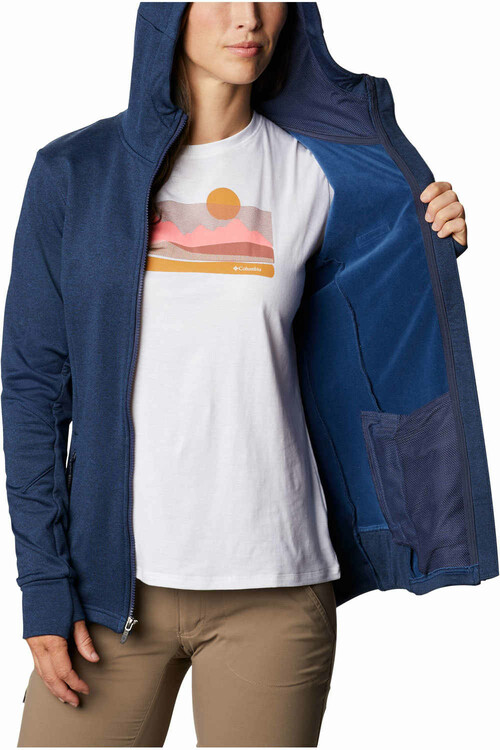 COLUMBIA WINDGATES  TECH FLEECE FZ azul