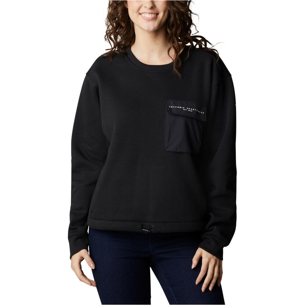 Columbia Sudaderas Montaña Mujer Columbia Columbia Lodge III Crew vista trasera Columbia Sudaderas Montaña Mujer Columbia Columbia Lodge III Crew vista trasera