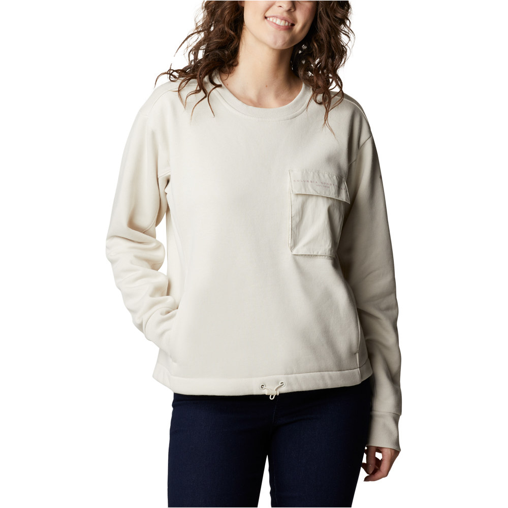 Columbia Sudaderas Montaña Mujer Columbia Columbia Lodge III Crew vista trasera Columbia Sudaderas Montaña Mujer Columbia Columbia Lodge III Crew vista trasera