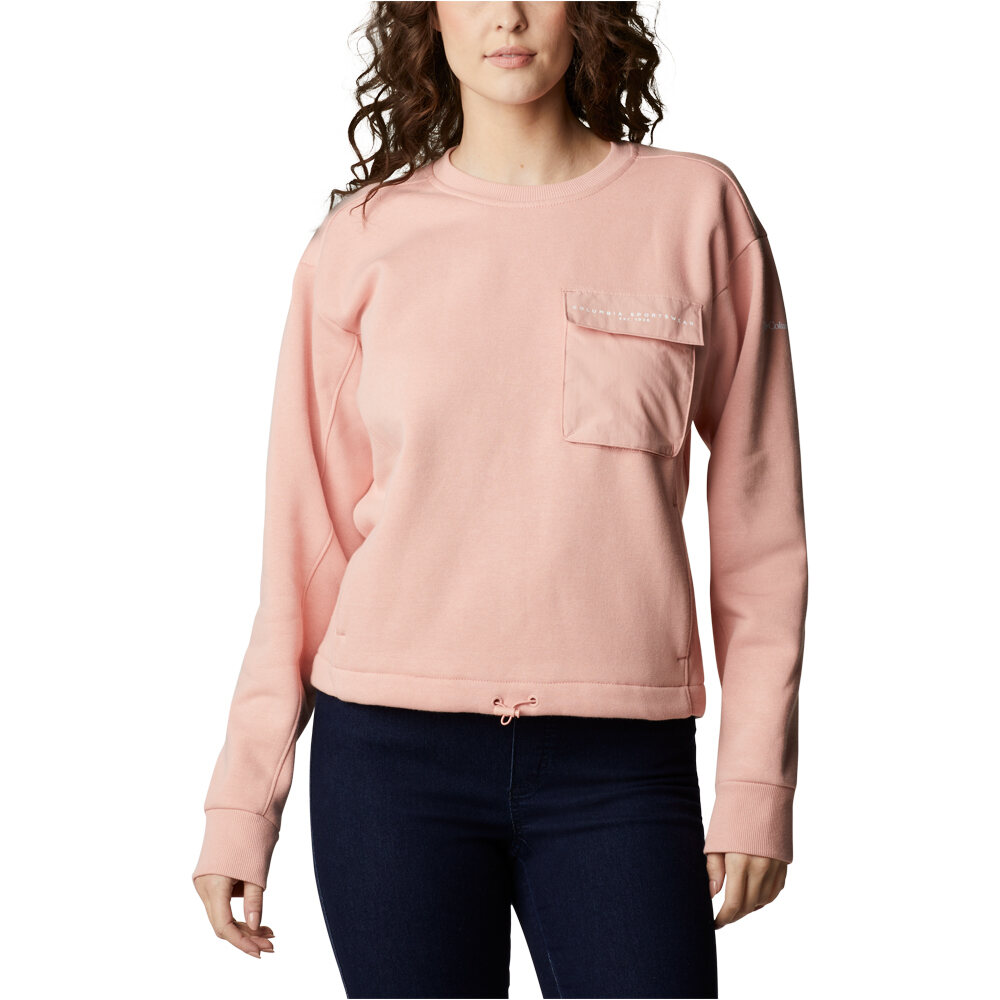 Columbia Sudaderas Montaña Mujer Columbia Columbia Lodge III Crew vista trasera Columbia Sudaderas Montaña Mujer Columbia Columbia Lodge III Crew vista trasera