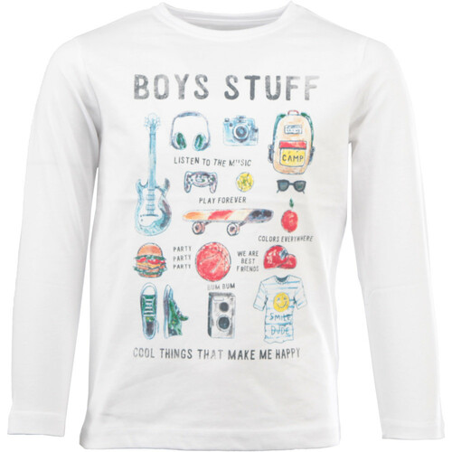 LOSAN CAMISETA BOY STUFF blanco