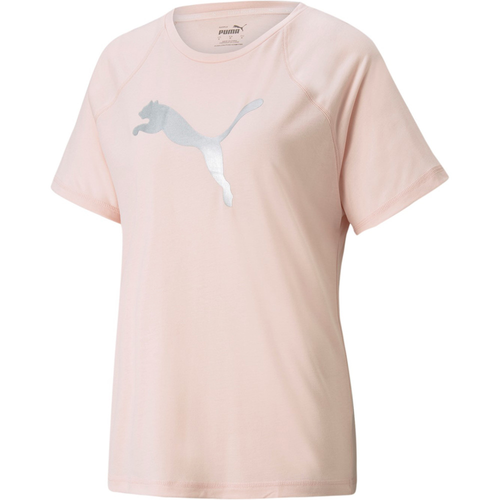 Puma camiseta manga corta mujer Puma Evostripe Tee vista detalle Puma camiseta manga corta mujer Puma Evostripe Tee vista detalle