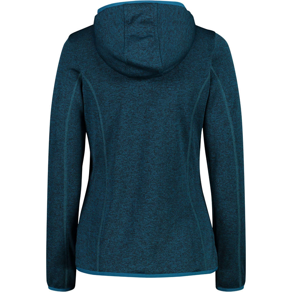 Cmp forro polar mujer Cmp WOMAN FIX HOOD JACKET VERS vista trasera Cmp forro polar mujer Cmp WOMAN FIX HOOD JACKET VERS vista trasera