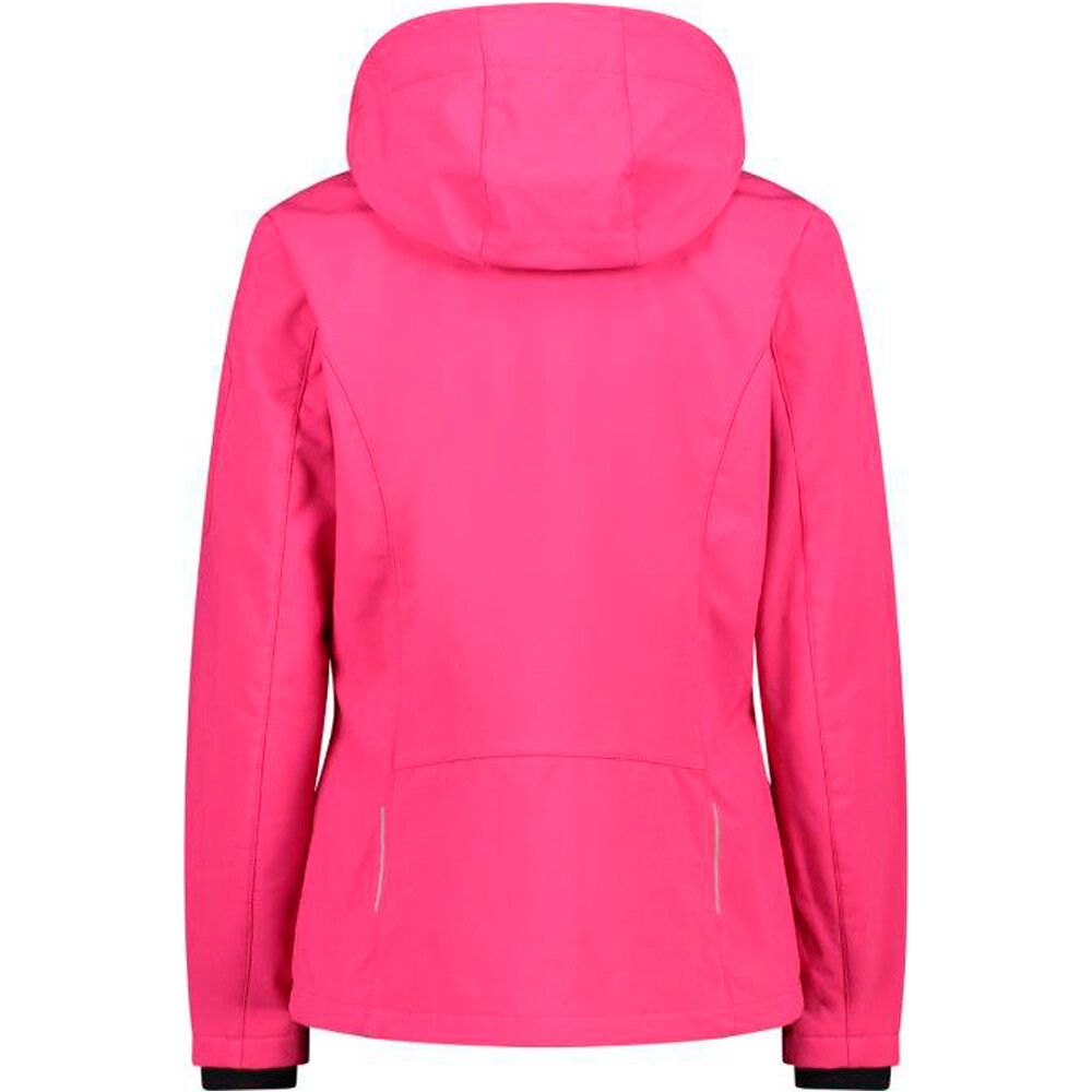 Cmp chaqueta softshell mujer Cmp WOMAN ZIP HOOD JACKET vista trasera Cmp chaqueta softshell mujer Cmp WOMAN ZIP HOOD JACKET vista trasera