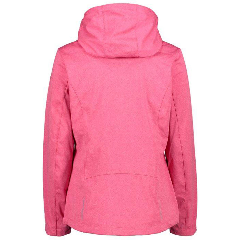 Cmp chaqueta softshell mujer Cmp WOMAN ZIP HOOD JACKET RS vista trasera Cmp chaqueta softshell mujer Cmp WOMAN ZIP HOOD JACKET RS vista trasera