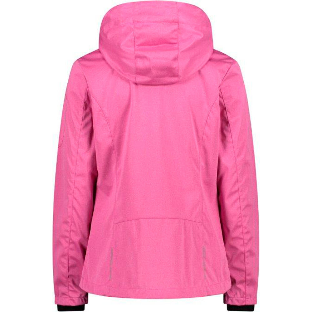 Cmp chaqueta softshell mujer Cmp WOMAN ZIP HOOD JACKET LI vista trasera Cmp chaqueta softshell mujer Cmp WOMAN ZIP HOOD JACKET LI vista trasera