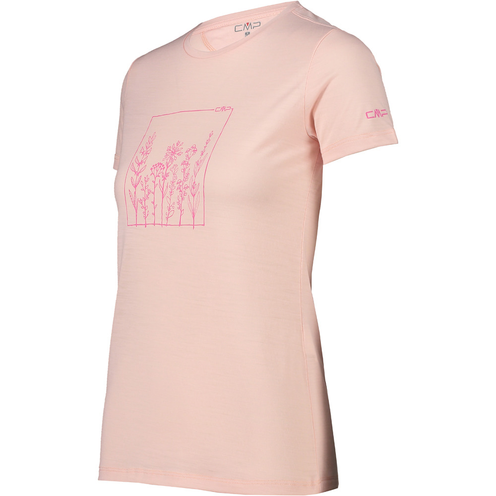 Cmp camiseta montaña manga corta mujer Cmp WOMAN T-SHIRT vista detalle Cmp camiseta montaña manga corta mujer Cmp WOMAN T-SHIRT vista detalle