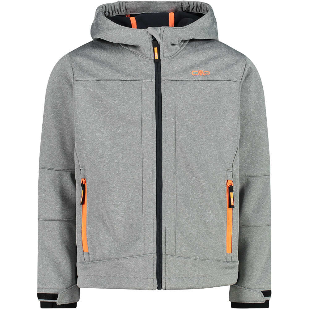 Cmp chaqueta softshell niño Cmp KID FIX HOOD JACKET vista frontal Cmp chaqueta softshell niño Cmp KID FIX HOOD JACKET vista frontal