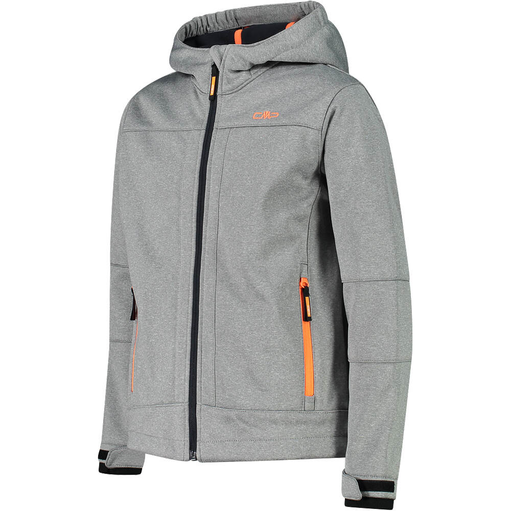 Cmp chaqueta softshell niño Cmp KID FIX HOOD JACKET vista detalle Cmp chaqueta softshell niño Cmp KID FIX HOOD JACKET vista detalle