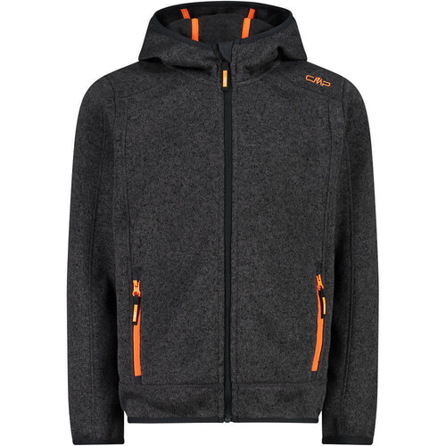 CMP KID FIX HOOD JACKET negro