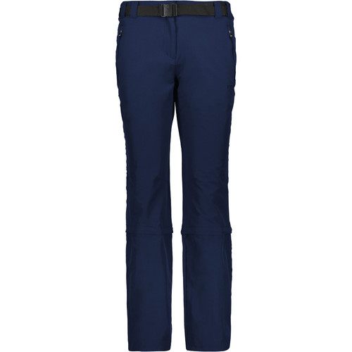 CMP WOMAN ZIP OFF PANT azul