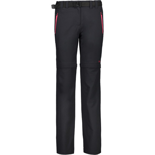 CMP WOMAN ZIP OFF PANT GRRS gris