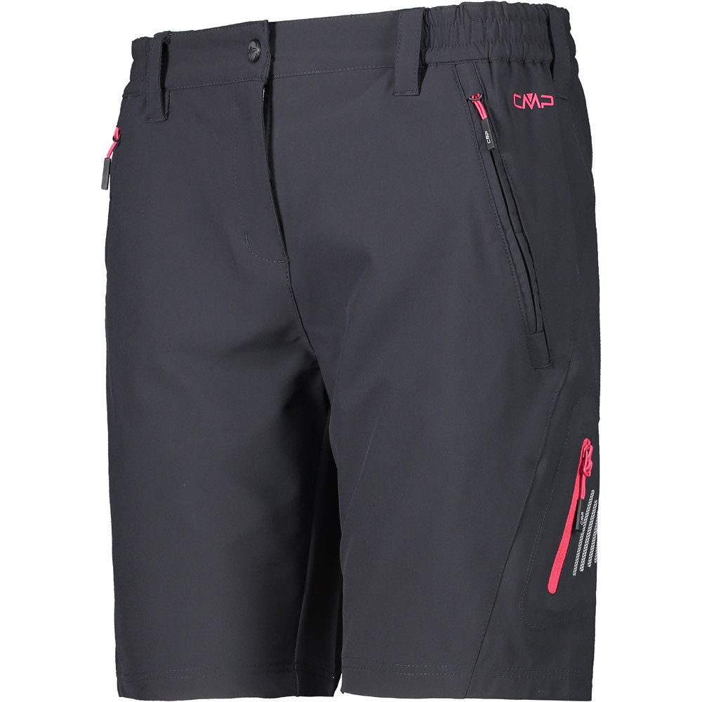 Cmp pantalón corto montaña mujer Cmp WOMAN BERMUDA GRRS vista detalle Cmp pantalón corto montaña mujer Cmp WOMAN BERMUDA GRRS vista detalle
