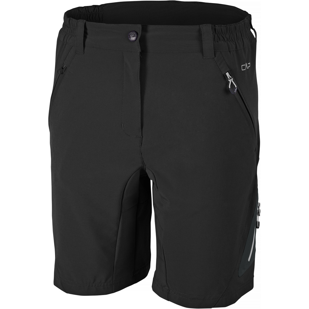 Cmp pantalón corto montaña mujer Cmp WOMAN BERMUDA NE vista frontal Cmp pantalón corto montaña mujer Cmp WOMAN BERMUDA NE vista frontal