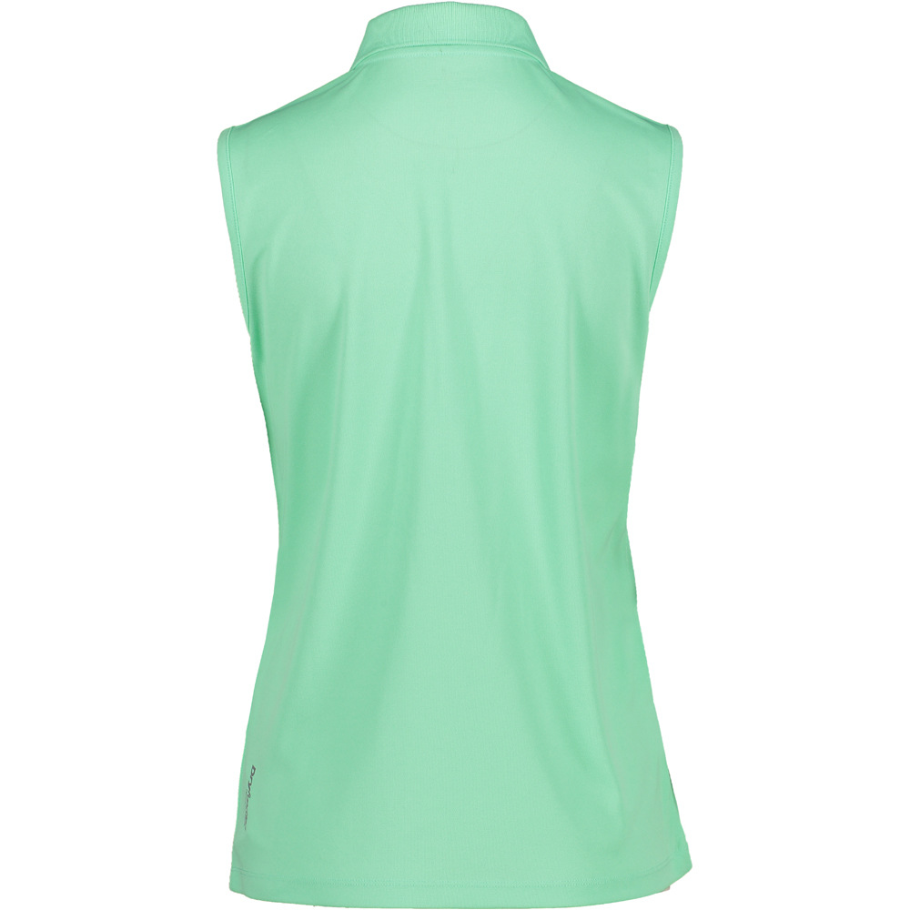 Cmp camiseta tirantes Cmp WOMAN POLO SLEEVELESS vista trasera Cmp camiseta tirantes Cmp WOMAN POLO SLEEVELESS vista trasera