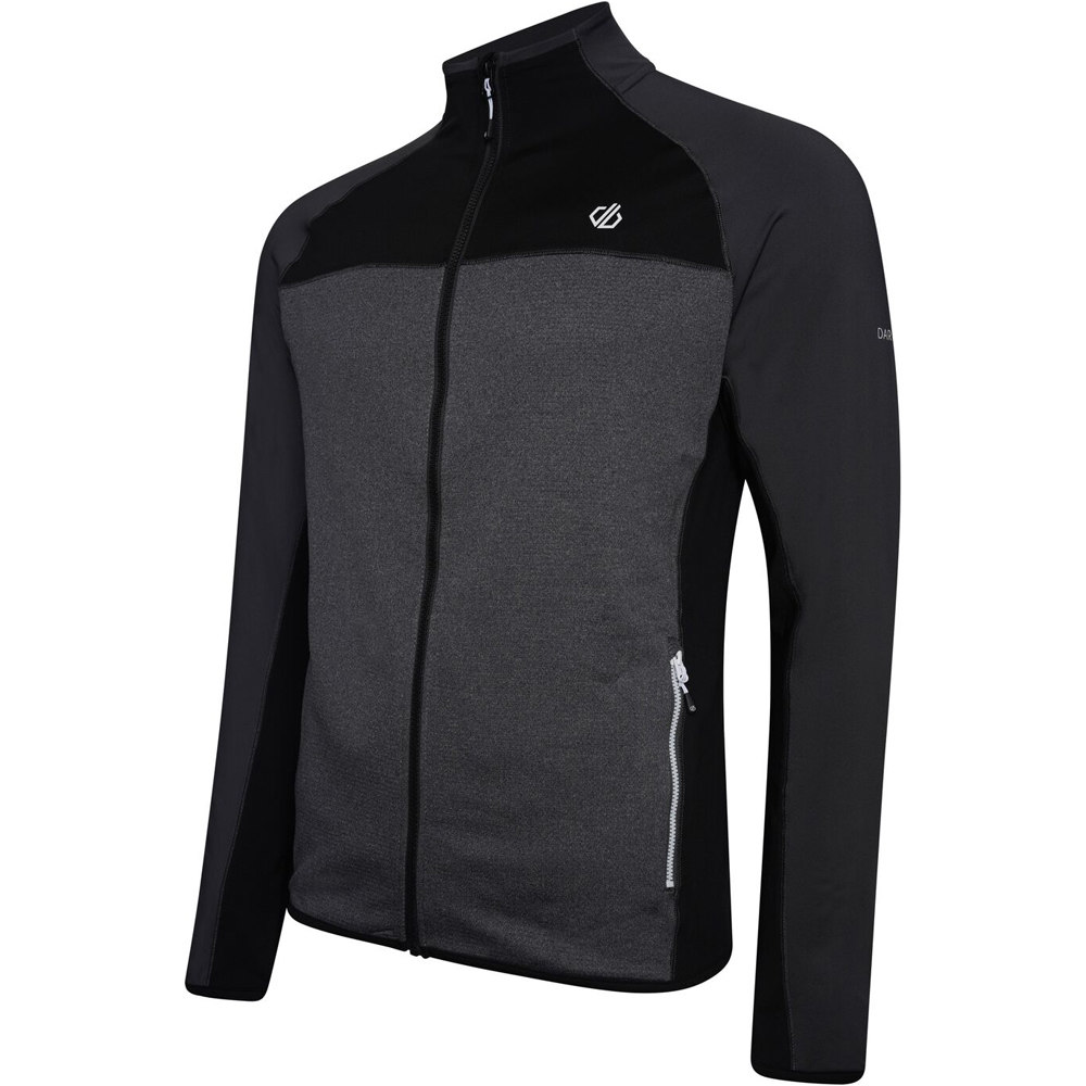 Dare2b forro polar hombre Dare2b Riform II Stretch vista trasera Dare2b forro polar hombre Dare2b Riform II Stretch vista trasera