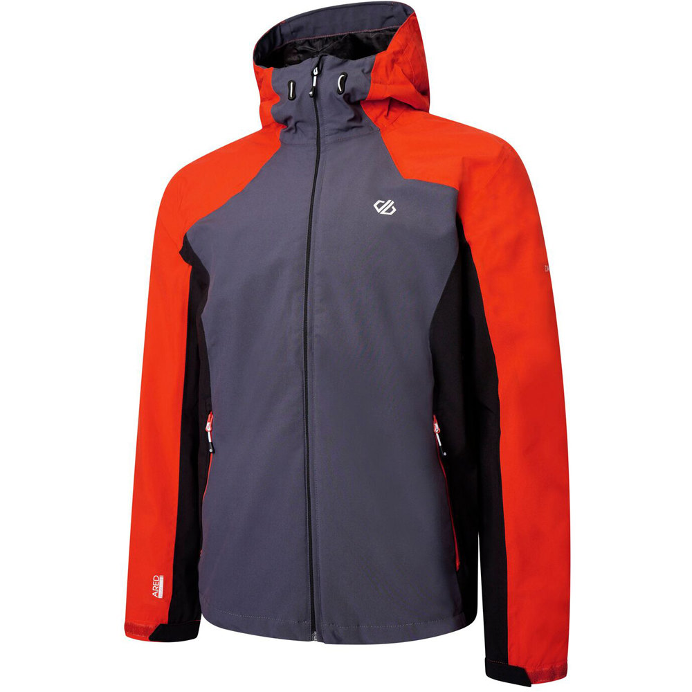 Dare2b chaqueta impermeable hombre Dare2b Recode II Jacket NEGR vista trasera Dare2b chaqueta impermeable hombre Dare2b Recode II Jacket NEGR vista trasera