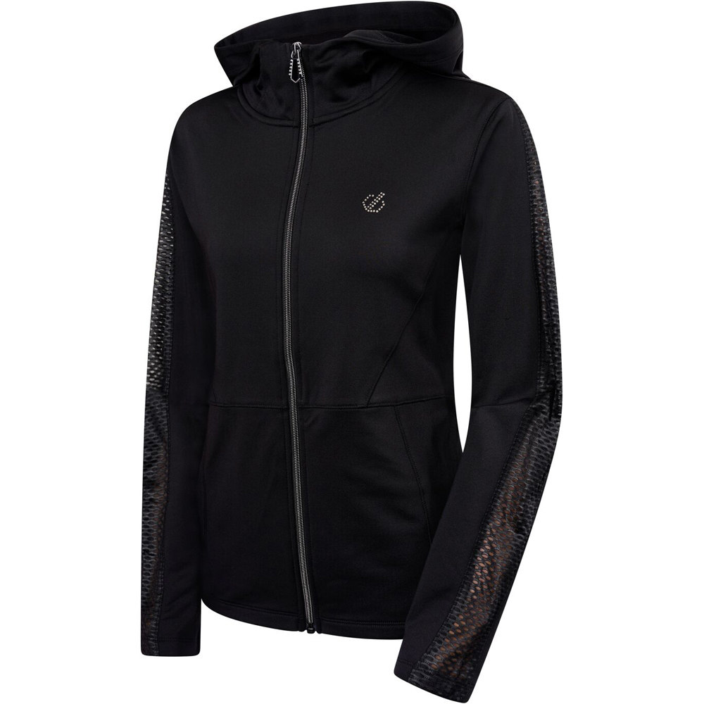 Dare2b forro polar mujer Dare2b Emanation Hoodie vista trasera Dare2b forro polar mujer Dare2b Emanation Hoodie vista trasera