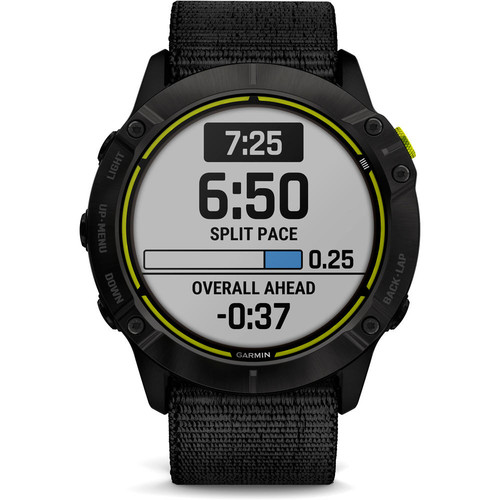 GARMIN ENDURO TITANIO DLC NE CORREA ULTRAFIT NE negro