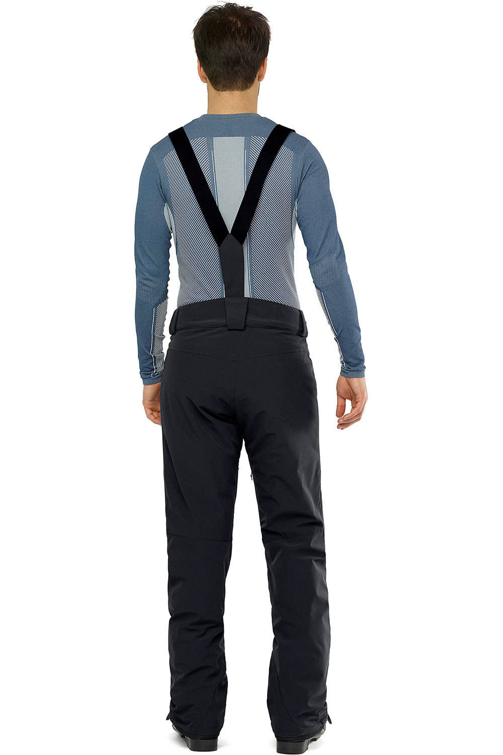 Salomon pantalones esquí hombre Salomon STANCE PANT BLACK vista trasera Salomon pantalones esquí hombre Salomon STANCE PANT BLACK vista trasera